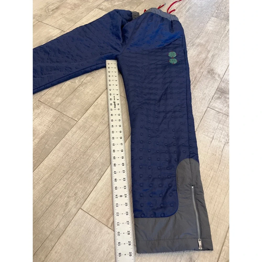Jordan x Aleali May Mens Blue Quilted Tear Away Track Pants Medium DJ0621-422